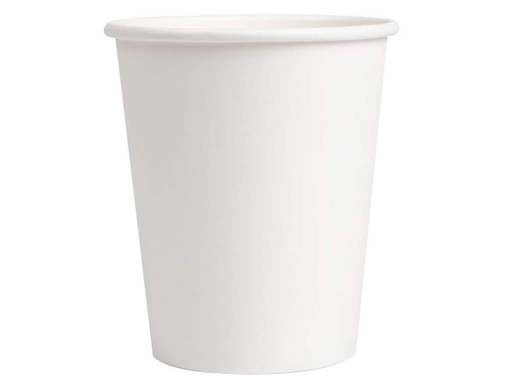 VASO DE CARTON BIODEGRADABLE BLANCO 400 ML PAQUETE DE 40 UNIDADES